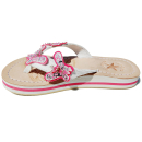 SEESTERN Mädchen Leder Zehentrenner Zehensandale Zehensteg Sandalen in Gr.25-36 /2101 Weiß EUR 26