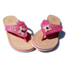 SEESTERN Mädchen Leder Zehentrenner Zehensandale Zehensteg Sandalen in Gr.25-36 /2105 Rosa EUR 25