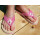 SEESTERN Mädchen Leder Zehentrenner Zehensandale Zehensteg Sandalen in Gr.25-36 /2105 Rosa EUR 28