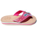 SEESTERN Mädchen Leder Zehentrenner Zehensandale Zehensteg Sandalen in Gr.25-36 /2110 Rosa EUR 36