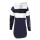 SEESTERN Kinder Langes Kapuzen Sweat Shirt Pullover Hoody Sweater Gr.116-164 /2105 Navy_Weiß 146 - 152