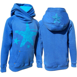 SEESTERN Kinder Kapuzen Sweat Shirt Kapuzen Pullover Hoody Sweater Gr.104-164 /2101 Blau 98-104