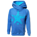 SEESTERN Kinder Kapuzen Sweat Shirt Kapuzen Pullover Hoody Sweater Gr.104-164 /2101 Blau 134-140