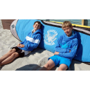 SEESTERN Kinder Kapuzen Sweat Shirt Kapuzen Pullover Hoody Sweater Gr.104-164 /2101 Blau 134-140