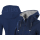 SEESTERN Damen Kapuzen Fleecejacke 2WegeZipper Fleecemantel Fleece Sweatj.XS-4XL /2126.Navy_Grau S