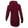 SEESTERN Damen Kapuzen Fleecejacke 2WegeZipper Fleecemantel Fleece Sweatj.XS-4XL /2126.Bordeaux S