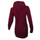 SEESTERN Damen Kapuzen Fleecejacke 2WegeZipper Fleecemantel Fleece Sweatj.XS-4XL /2126.Bordeaux L