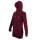 SEESTERN Damen Kapuzen Fleecejacke 2WegeZipper Fleecemantel Fleece Sweatj.XS-4XL /2126.Bordeaux L
