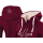 SEESTERN Damen Kapuzen Fleecejacke 2WegeZipper Fleecemantel Fleece Sweatj.XS-4XL /2126.Bordeaux_cm M