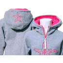 SEESTERN  Kinder Kapuzen Fleecejacke Fleecemantel Fleece Sweatjacke 116-164 /2106.gy_sb 134 - 140