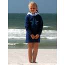 SEESTERN  Kinder Kapuzen Fleecejacke Fleecemantel Fleece Sweatjacke 116-164 /2106.nv_wt_lb 146 - 152