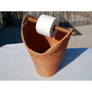 SEESTERN Toilettenpapier Halter Ratankorb Klopapier Korbhalter Höhe 50 cm /2149