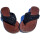 SEESTERN Damen Leder Zehentrenner Zehensandale Zehensteg Sandalen in Größe 36-44 /2228 Schwarz EUR 41
