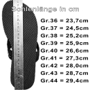 SEESTERN Damen Leder Zehentrenner Zehensandale Zehensteg Sandalen in Größe 36-44 /2228 Schwarz EUR 43