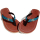 SEESTERN Damen Leder Zehentrenner Zehensandale Zehensteg Sandalen in Größe 36-44 /2226 Schwarz EUR 39