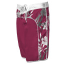 SEESTERN Damen Boardshorts Surfshorts Boardshort Surf Shorts Badehorts XS-4XL /2125 Bordeaux Bambus 2XL