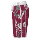 SEESTERN Damen Boardshorts Surfshorts Boardshort Surf Shorts Badehorts XS-4XL /2125 Bordeaux Bambus 2XL