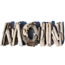 SEESTERN Treibholz Deko m. MOIN Motiv Wanddeko Driftwood...