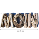 SEESTERN Treibholz Deko m. MOIN Motiv Wanddeko Driftwood Surfing Schild Holzdeko /2345