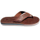 SEESTERN Herren Leder Zehentrenner Zehensandale Zehensteg Sandalen Gr.40-50 /2364.dbw Braun EUR 40
