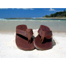 SEESTERN Herren Leder Zehentrenner Zehensandale Zehensteg Sandalen Gr.40-50 /2364.dbw Braun EUR 40