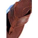 SEESTERN Herren Leder Zehentrenner Zehensandale Zehensteg Sandalen Gr.40-50 /2364.dbw Braun EUR 50
