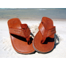 SEESTERN Herren Leder Zehentrenner Zehensandale Zehensteg Sandalen Gr.40-50 /2364.bw Braun EUR 48