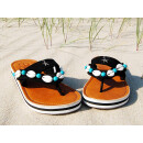 SEESTERN Mädchen Jugendliche Leder Zehentrenner Zehensandale Sandalen Gr.36-41 /2302 Schwarz EUR 36