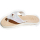 SEESTERN Damen Leder Zehentrenner Zehensandale Zehensteg Sandalen in Gr.36-41 /2125 Weiß EUR 37