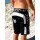 SEESTERN Herren Microstrech Boardshorts Surfshorts Boardshort Badehorts XS-3XL /2343 Schwarz L