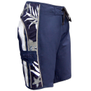 SEESTERN Herren Microstrech Boardshorts Surfshorts Boardshort Badehorts XS-3XL /2343 Blau XL