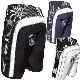 SEESTERN Herren Microstrech Boardshorts m.Gummizug hinten Surfshorts Boardshort Badehorts XS-3XL /2353