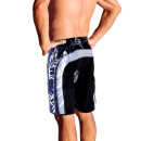 SEESTERN Herren Microstrech Boardshorts m.Gummizug hinten Surfshorts Boardshort Badehorts XS-3XL /2353 Blau XL
