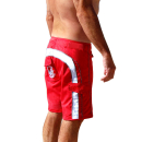 SEESTERN Herren Microstrech Boardshorts Surfshorts Boardshort Badehorts XS-3XL /2344 Rot 2XL
