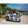 SEESTERN  große stabile Hibiscus Muster Strandtasche Beachbag Bade Trage Tasche /2300 Schwarz