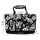 SEESTERN  große stabile Hibiscus Muster Strandtasche Beachbag Bade Trage Tasche /2300 Schwarz