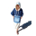 SEESTERN Surf Bade Poncho 100% Baumwolle Umkleide Frottee Strand Bademantel Umziehilfe UNISEX  für 160-180 cm Körpergröße