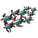 SEESTERN Schildkröten Metall Wand Deko Verzierung Hänge Wand Dekoration 85cm /2301