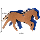 SEESTERN Treibholz Deko m. Pferd (78 cm) Motiv Wanddeko Driftwood Holzdeko /2340