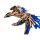 SEESTERN Treibholz Deko m. Pferd (78 cm) Motiv Wanddeko Driftwood Holzdeko /2340