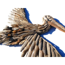 SEESTERN Treibholz Deko Pelikan (108 cm) Motiv Wanddeko Driftwood Holzdeko /2348