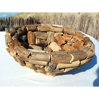 SEESTERN Treibholz Deko Tisch Schale (40 cm) Motiv Tischdeko Driftwood Holzdeko /2353