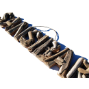 SEESTERN Treibholz Deko m. SANSIBAR Motiv Wanddeko Driftwood Zansibar Schild Holzdeko /2346