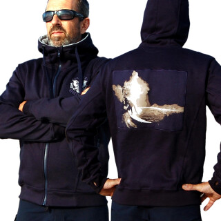 SEESTERN Herren Kapuzen Sweat Shirt Jacke Pullover Zip Hoody Sweater Gr.S-XXL /2340 Navy M