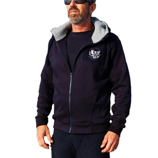 SEESTERN Herren Kapuzen Sweat Shirt Jacke Pullover Zip Hoody Sweater Gr.S-XXL /2340 Navy M