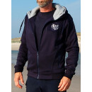 SEESTERN Herren Kapuzen Sweat Shirt Jacke Pullover Zip Hoody Sweater Gr.S-XXL /2340 Navy M