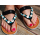 SEESTERN Damen Leder Zehentrenner Zehensandale Zehensteg Sandalen in Gr.36-44 /2322 Schwarz EUR 38
