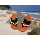 SEESTERN Damen Leder Zehentrenner Zehensandale Zehensteg Sandalen in Gr.36-44 /2323 Schwarz EUR 37