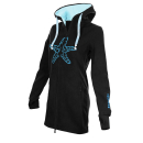 SEESTERN Damen Kapuzen Fleecejacke 2WegeZipper...