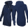 SEESTERN Damen Kapuzen Fleecejacke 2WegeZipper Fleecemantel Fleece Sweatj.XS-4XL /2126.nv_nv Blau L